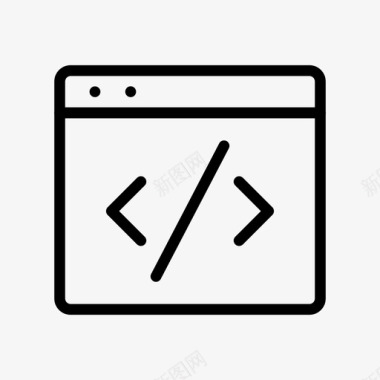 编码开发html图标图标