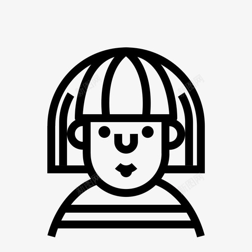 法语字符女孩图标svg_新图网 https://ixintu.com 个人资料 个人资料lipo大纲 女孩 女性 字符 法语 用户