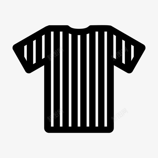 T恤服装时装图标svg_新图网 https://ixintu.com T恤 商店 时装 服装 条纹