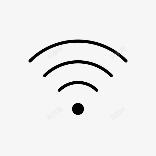 wifi信号连接性互联网连接图标svg_新图网 https://ixintu.com wifi信号 互联网连接 在线 无线局域网 标准化的日常大纲 连接性