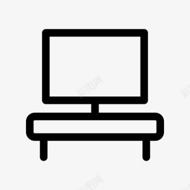 家具电视机电视架图标图标