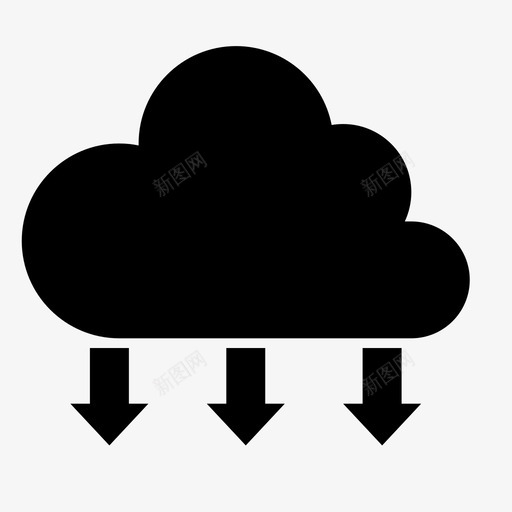 云空气箭图标svg_新图网 https://ixintu.com 云 天空 空气 箭