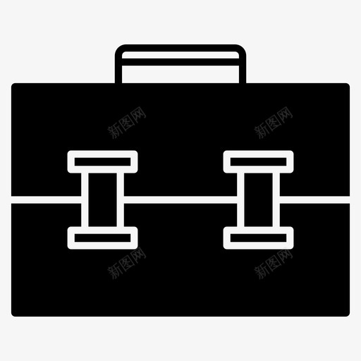 手提箱商务手提包图标svg_新图网 https://ixintu.com 商务 实心行李箱 手提包 手提箱 行李箱