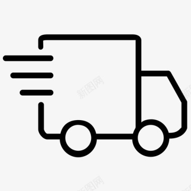 送货车送货驾驶图标图标