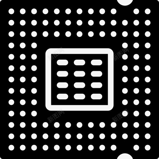处理器组件计算机图标svg_新图网 https://ixintu.com pc pc组件 处理器 硬件 组件 计算机