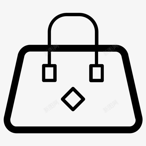 包手提包小包图标svg_新图网 https://ixintu.com 包 小包 手提包 钱包