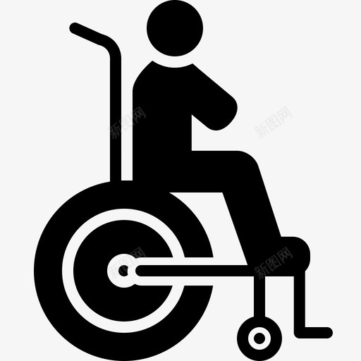 残疾住宿合理图标svg_新图网 https://ixintu.com 住宿 合理 残疾 轮椅