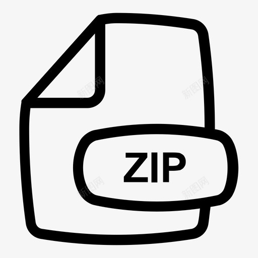 zip文件格式归档文件扩展名图标svg_新图网 https://ixintu.com blobby图标集 zip文件 zip文件格式 归档文件 扩展名 文件格式 文件类型