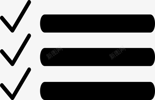 检查表接受批准图标svg_新图网 https://ixintu.com 完成 批准 接受 检查表 选择 验证