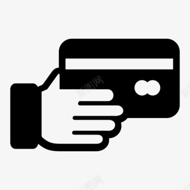 卡钱商业信用卡图标图标