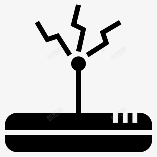 接入点路由器信号图标svg_新图网 https://ixintu.com 信号 接入点 无线局域网 路由器