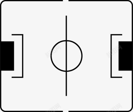 足球游戏足球场图标图标