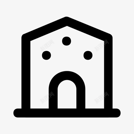 建筑物房地产办公室图标svg_新图网 https://ixintu.com 办公室 建筑物 房地产 物业