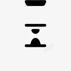 智能沙漏沙漏手机设备图标高清图片