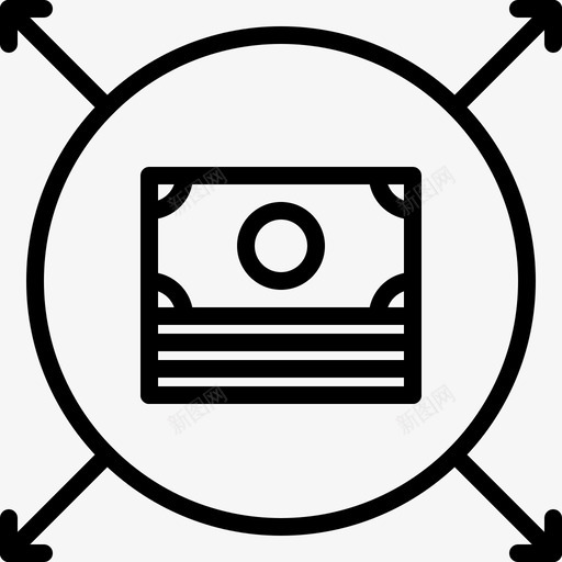 预算分配业务图标svg_新图网 https://ixintu.com 业务 分配 办公室 资金 预算