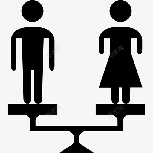 性别平等公平权利图标svg_新图网 https://ixintu.com 公平 性别平等 权利
