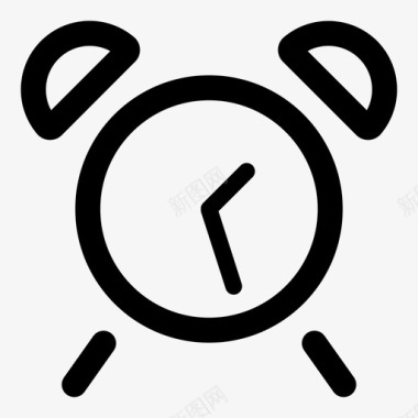闹钟时间用户界面用户文档图标图标