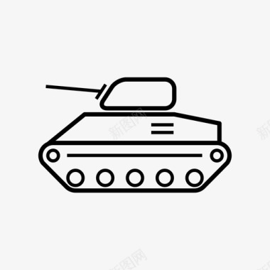 坦克装甲车车辆图标图标