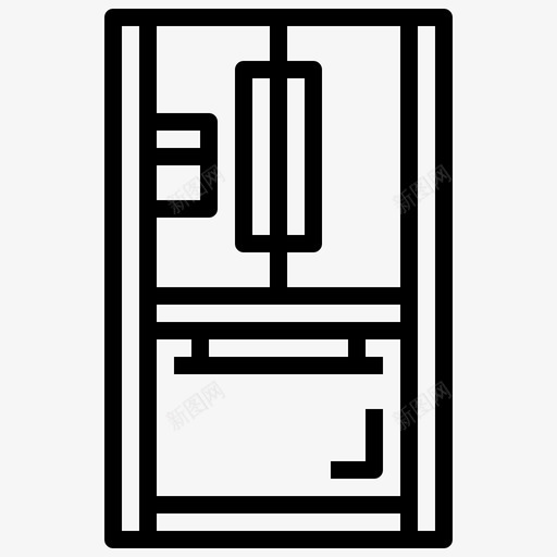 冰箱连接厨房图标svg_新图网 https://ixintu.com 冰箱 厨房 厨房工具 技术 连接