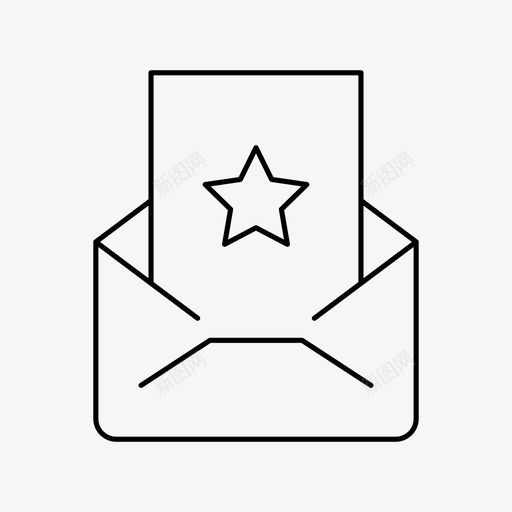 信件信封收藏夹图标svg_新图网 https://ixintu.com 信件 信封 公开信 写作和编辑 收藏夹 邮件