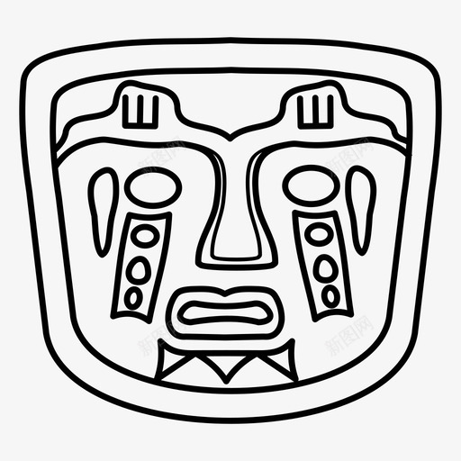 玛雅文明古代阿兹特克考古学图标svg_新图网 https://ixintu.com 古代阿兹特克 玛雅文明 考古学