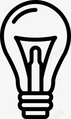 电灯泡灯泡电器图标图标