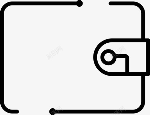 数字钱包现金加密图标图标