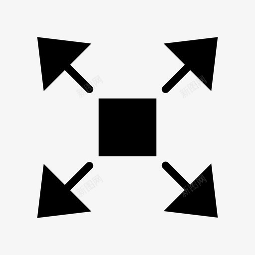 按比例扩展分布放大图标svg_新图网 https://ixintu.com 分布 导出 开发人员solida 按比例扩展 放大 缩放