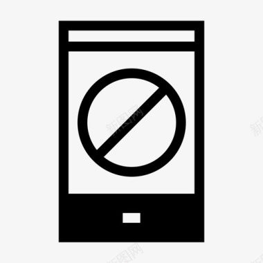 关闭手机禁止符号图标图标