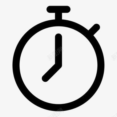 秒表计时器截止日期图标图标
