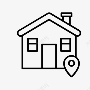 家房产房子图标图标