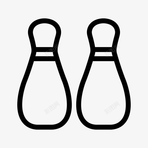 保龄球游戏滑雪图标svg_新图网 https://ixintu.com 体育 体育奖励线图标 保龄球 游戏 滑雪