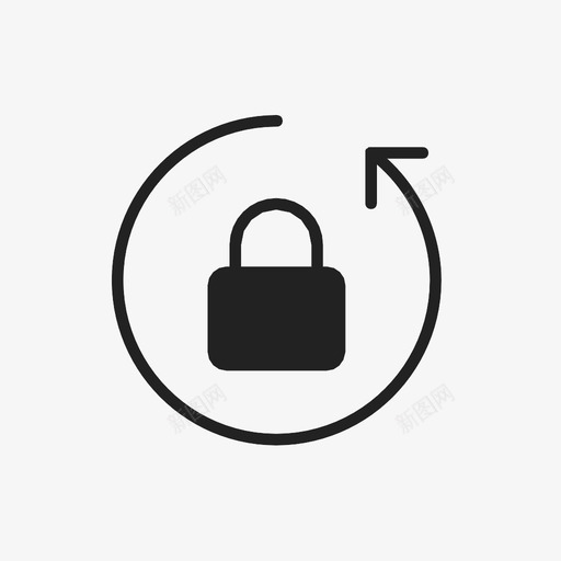 安全登录数据保护锁定图标svg_新图网 https://ixintu.com 业务1 安全 安全登录 数据保护 用户 锁定