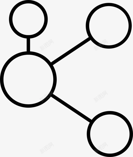 共享连接器接口图标svg_新图网 https://ixintu.com 共享 多媒体 接口 用户界面 社交媒体 网络 连接器