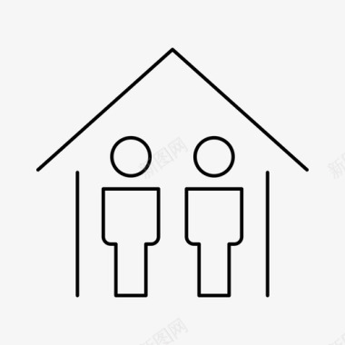 用户夫妇家庭图标图标
