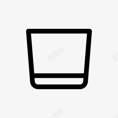玻璃杯威士忌威士忌酒杯图标图标