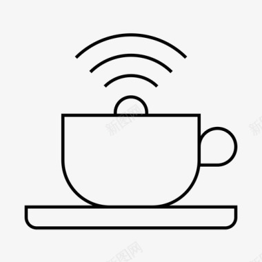 wifi咖啡厅wifi咖啡厅咖啡图标图标