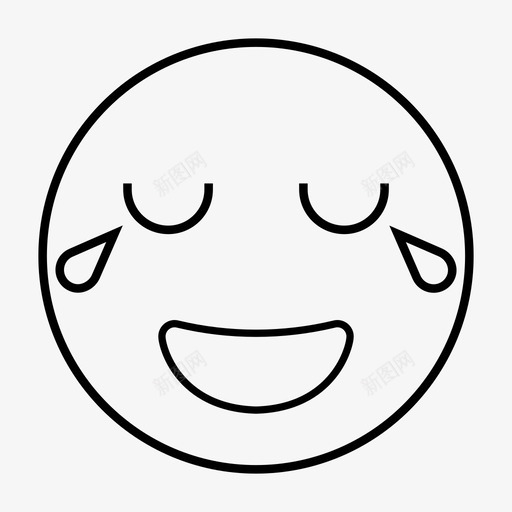 表情哭泣脸图标svg_新图网 https://ixintu.com 哭泣 感觉 脸 表情
