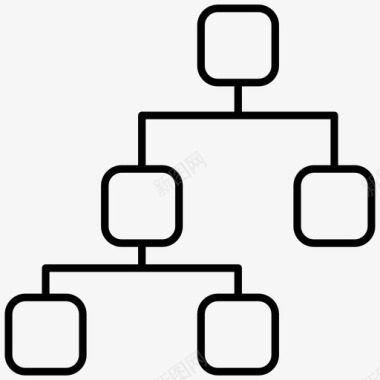 软件架构层次结构建模图标图标