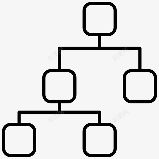 软件架构层次结构建模图标svg_新图网 https://ixintu.com 层次结构 建模 编程 软件架构