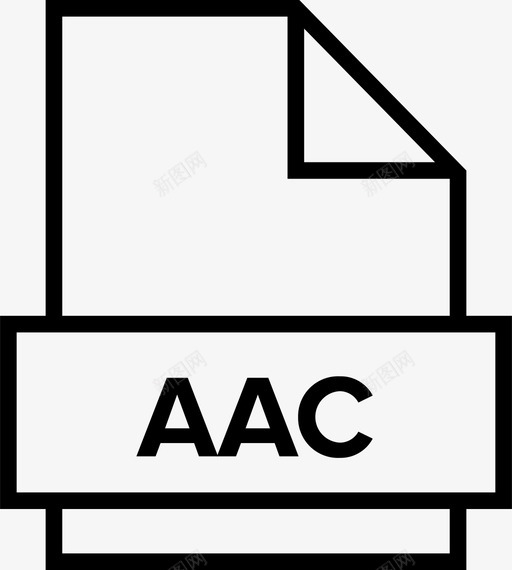 aac存档数据图标svg_新图网 https://ixintu.com aac 存档 扩展名 数据 文件文档 文档 资源管理器
