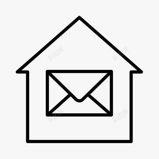 邮局快递物流图标svg_新图网 https://ixintu.com 快递 物流 邮件 邮局