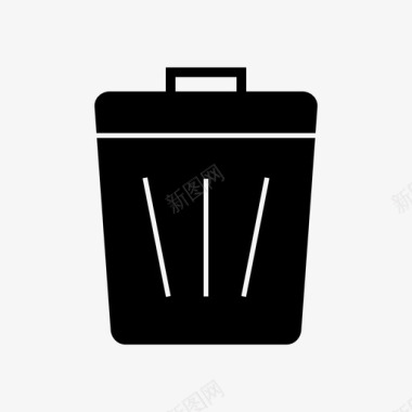 垃圾回收站垃圾桶图标图标