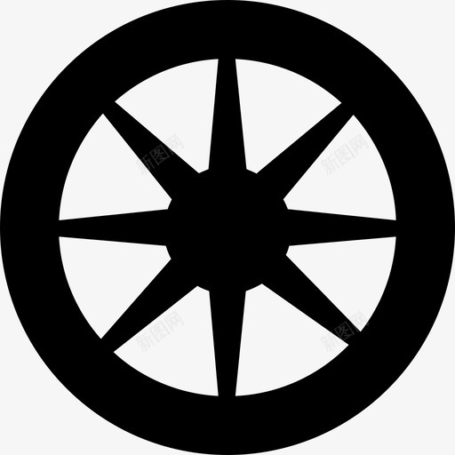 车轮汽车配件汽车工具图标svg_新图网 https://ixintu.com 工具驱动 汽车工具 汽车车轮 汽车配件 车轮
