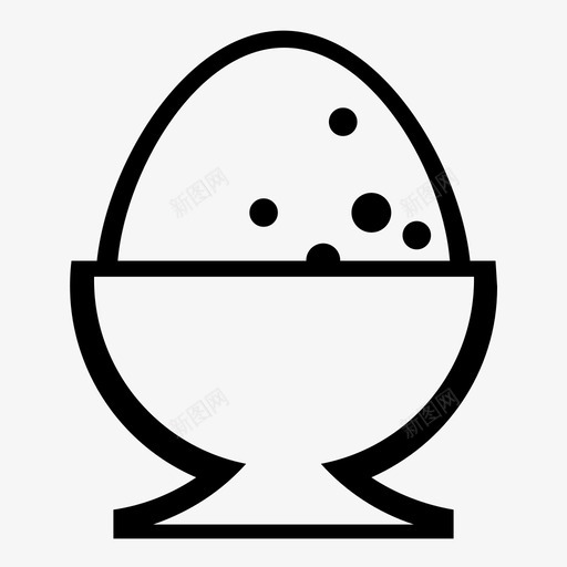 蛋杯煮鸡蛋早餐图标svg_新图网 https://ixintu.com 复活节 复活节彩蛋 早餐 煮鸡蛋 蛋杯
