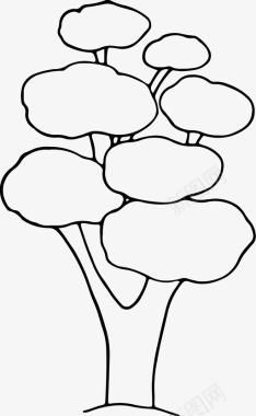树树叶花园图标图标