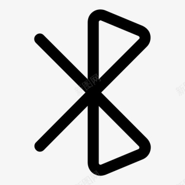 蓝牙无绳信号图标图标