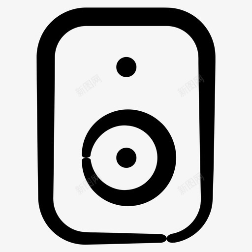 监听扬声器扬声器演播室扬声器图标svg_新图网 https://ixintu.com inkyessentialsvol2 扬声器 演播室扬声器 监听扬声器