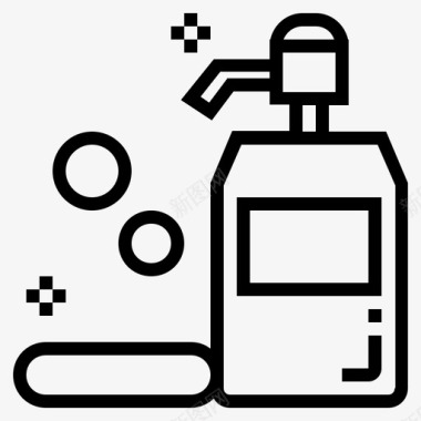 肥皂清洁卫生图标图标