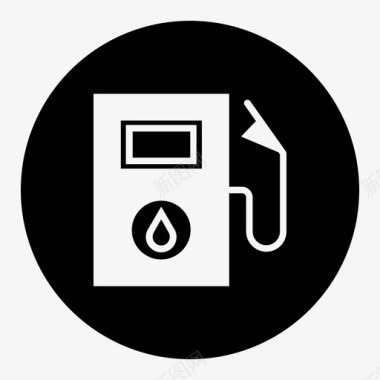 加油站加油机加油泵图标图标